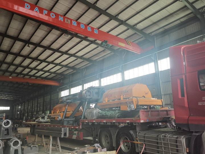 Bordür Kesme Makinası Müşteriye İhracat