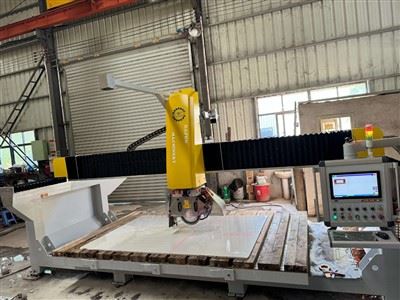 Cortador De Ponte 5+1 Eixos Para Mármore E Granito
